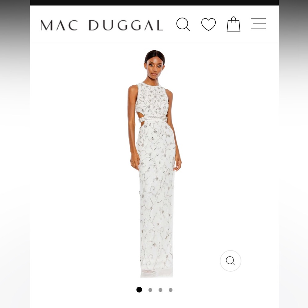 Worn once. Fits as a size 4. Tailored to 5’3 inches and 27” waist.